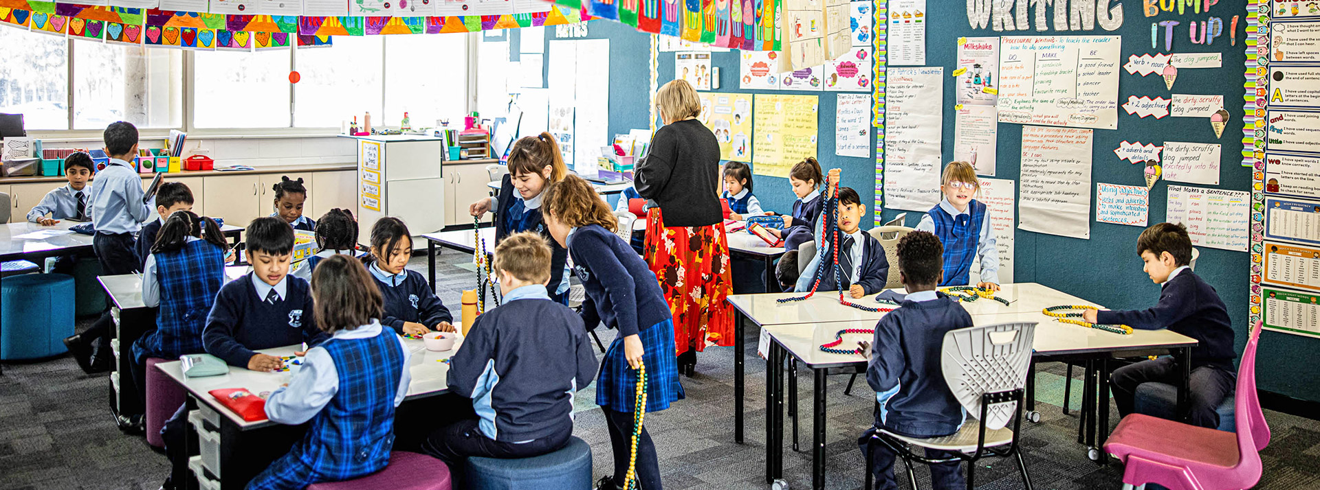 Classroom learning at St Patrick's Catholic Primary Blacktown