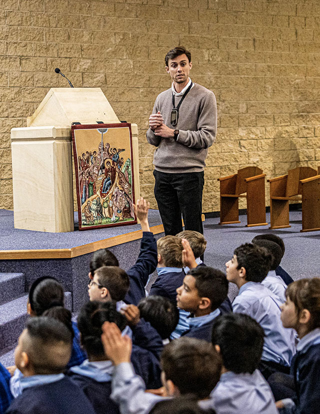 Religious Education lesson at St Patrick's Catholic Primary Blacktown