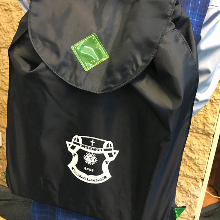 St Patrick's Catholic Primary Blacktown school bag